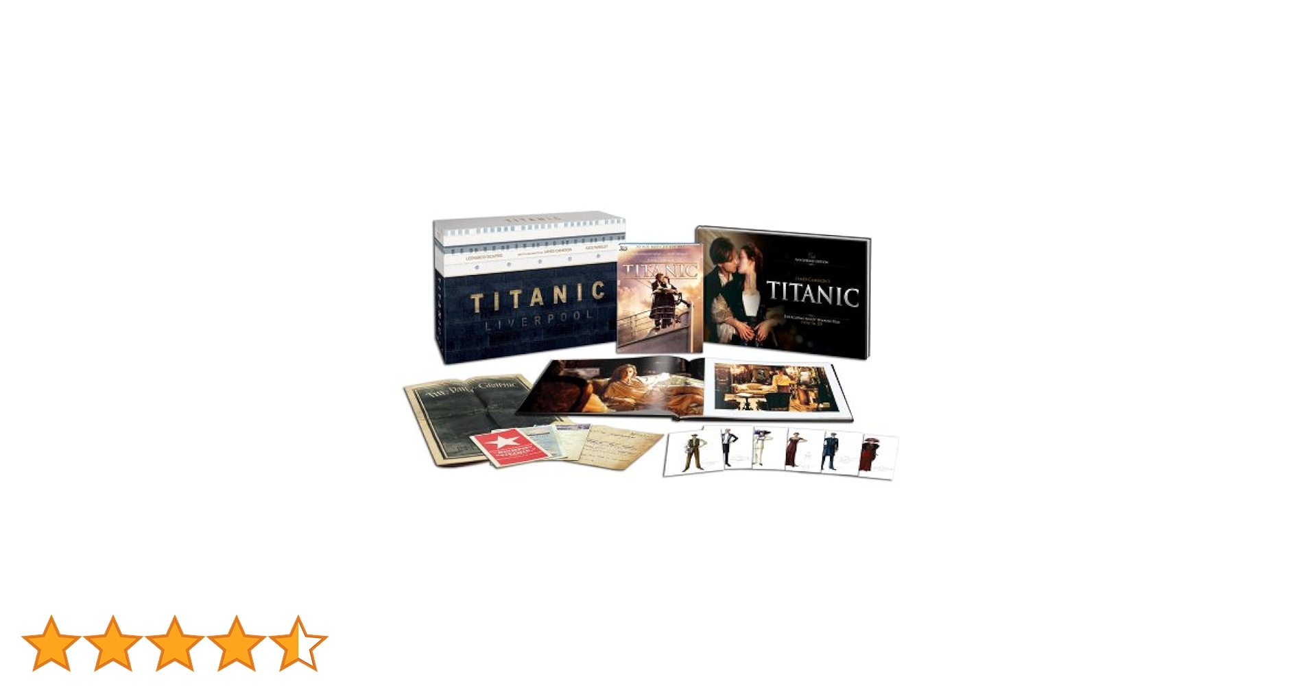 未使用タイタニック 3D•2Dブルーレイ コレクターズBOX Amazon.co.jp: タイタニック 3D・2Dブルーレイ コレクターズBOX